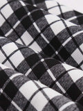 Robe Guinguette <br> Vichy Noir et Blanc