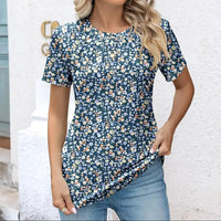 Haut Vintage <br> Motif Fleurs