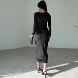 Robe Manche Longue de Soirée