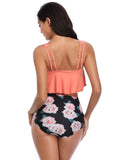 Tankini Femme Ronde Motif Floral