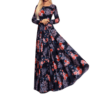 Robe Longue Motif Vintage | Vintage-Dressing 2