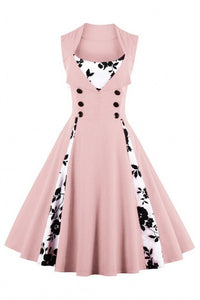 Robe Guinguette Motif Floral