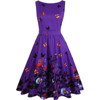 Robe Guinguette Papillons | Vintage Rétro