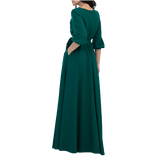 Robe Vintage Verte Rétro Chic | Vintage-Dressing