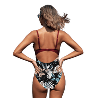 Maillot de Bain Vintage Tropical Une Pièce | Vintage-Dressing 7