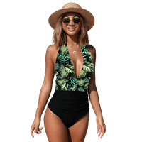 Maillot de Bain Vintage Tropical Une Pièce | Vintage-Dressing 1