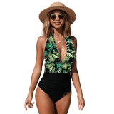 Maillot de Bain Vintage Tropical Une Pièce | Vintage-Dressing 1