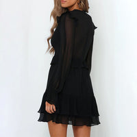 Robe Pin-Up Volants Noire