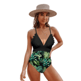 Maillot de Bain Vintage Tropical Une Pièce | Vintage-Dressing 2