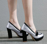 Chaussure Pin-Up Couture Argent Vintage-Dressing