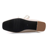 Chaussure Rétro Chic Ivoire Vintage