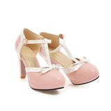 Chaussure Vintage Rose Rétro Chic Vintage-Dressing