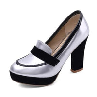 Chaussures Pin-Up Couture Argent Vintage-Dressing
