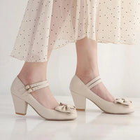 Chaussures Pin-Up Pas Cher Beige