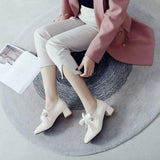 Chaussures Rétro Chic Ivoire Glamour