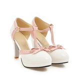 Chaussures Vintage Blanches Rétro Chic