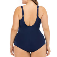 Maillot de Bain Vintage Grande Taille Bleu | Vintage-Dressing 1