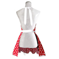 Tablier Vintage Rouge Pin-Up