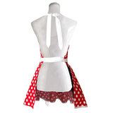 Tablier Vintage Rouge Pin-Up