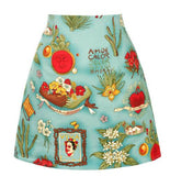 Mini Jupe Vintage Floral Frida Pin-Up