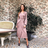 Robe Vintage <br> Soie Mi-Longue