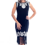 Robe Gatsby Marine Chic Rétro