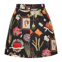 Mini Jupe Vintage <br> Noire Frida