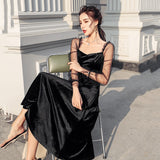 Robe Pin-Up Velours Noire