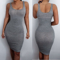 Robe Pin-Up Moulante Grise
