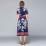 Robe Vintage Japon Manches Courtes Rétro Glamour Vintage Dressing