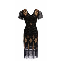 Robe Gatsby Grande Taille Noir