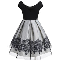 Robe Guinguette Gothique Élégante | Rétro Vintage