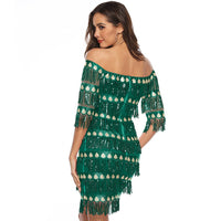 Robe de Soirée Gatsby à Franges Rétro Vintage-Dressing 8