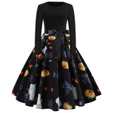 Robe Rockabilly Esprit Halloween Vintage-Dressing 12