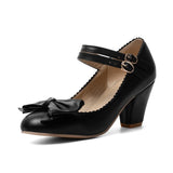 Chaussures Pin-Up Noires pas Cher