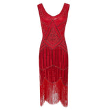 Robe Vintage Année 20 Rouge Gatsby