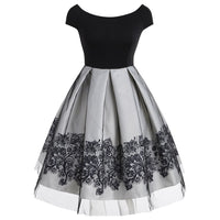 Robe Guinguette Gothique Élégante | Vintage Rétro