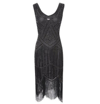 Robe Vintage Année 20 Noire Gatsby