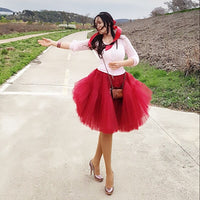 Jupon Pour Robe Vintage Rouge Intense Vintage-Dressing