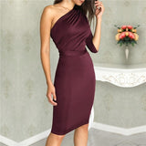 Robe Pin-Up Moulante Bordeaux