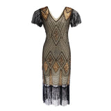 Robe Gatsby Grande Taille Or
