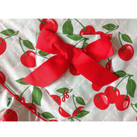 Tablier De Cuisine Vintage Motif Cerises Chic
