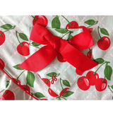 Tablier De Cuisine Vintage Motif Cerises Chic
