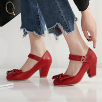 Chaussures Pin-Up Rouge
