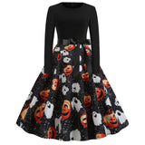 Robe Rockabilly Esprit Halloween Vintage-Dressing 6