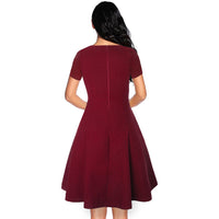 Robe Guinguette Bordeaux | Vintage