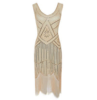 Robe Vintage Année 20 Beige Gatsby