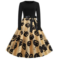 Robe Rockabilly Esprit Halloween Vintage-Dressing 5