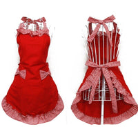 Robe Tablier Vintage Rouge Tablier Vintage-Dressing