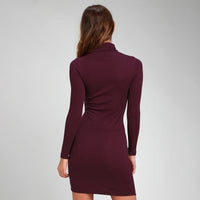 Robe Pin-Up Col Montant Rétro